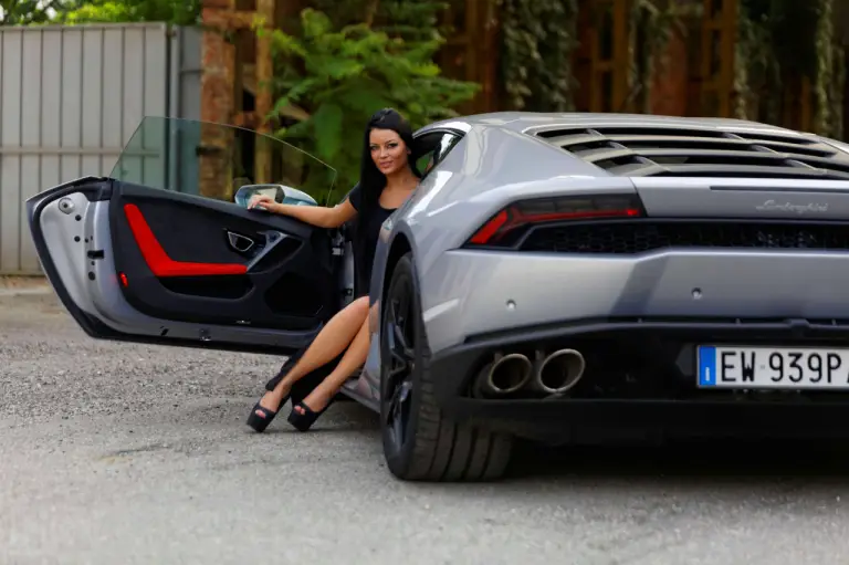 Lamborghini Huracan e Andreea Rusz - 80
