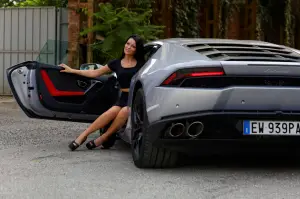 Lamborghini Huracan e Andreea Rusz