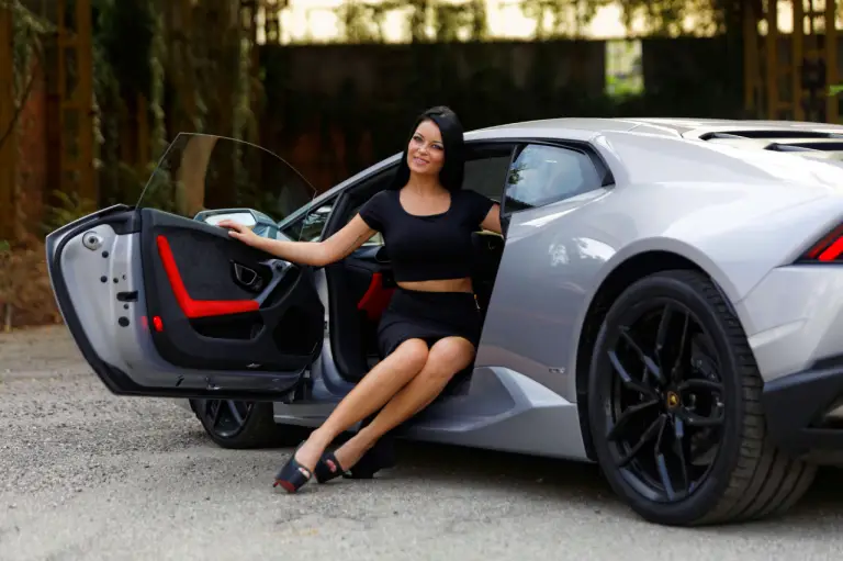 Lamborghini Huracan e Andreea Rusz - 114