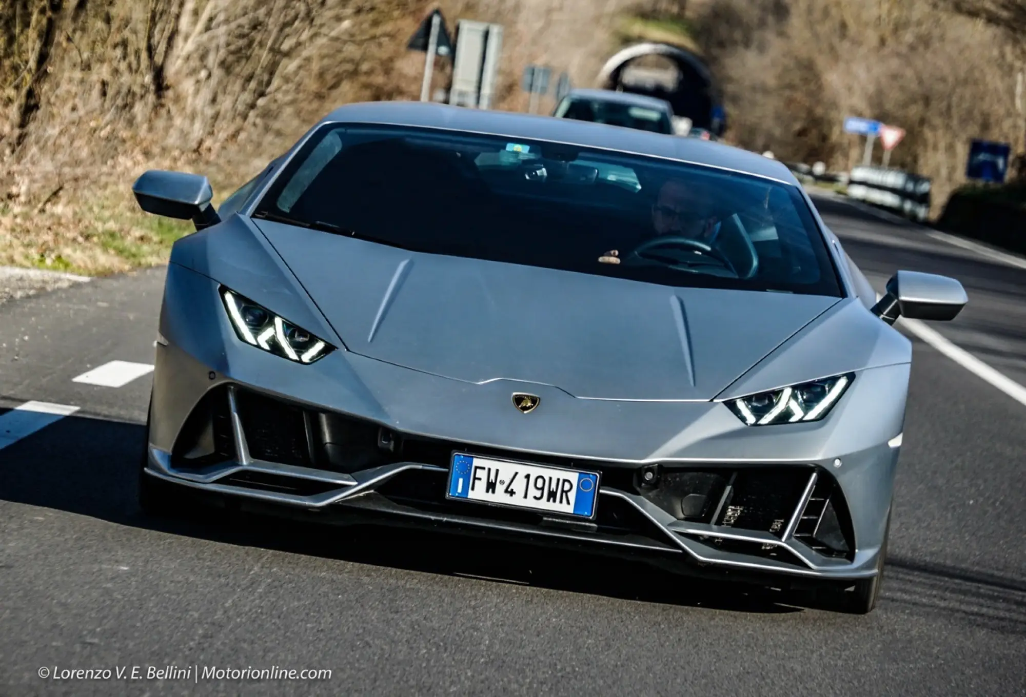 Lamborghini Huracan Evo 2020 - prova su strada - 20