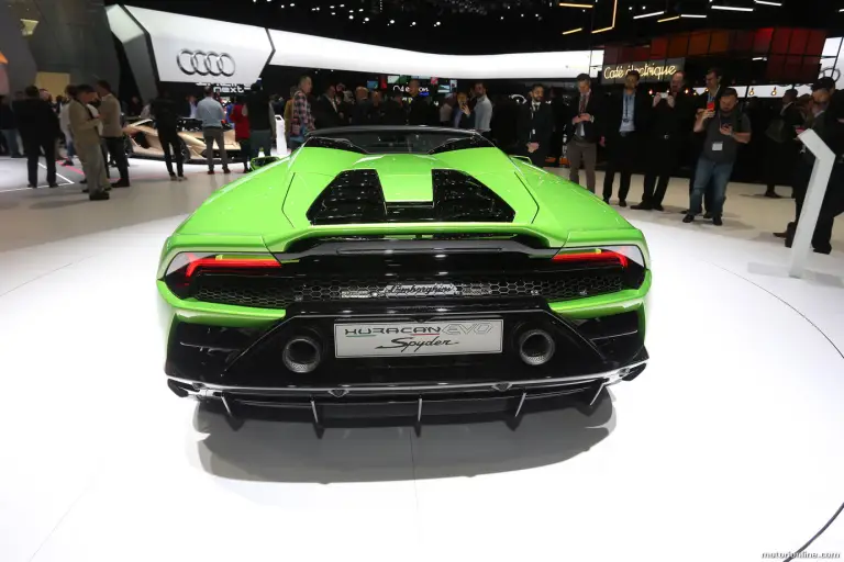 Lamborghini Huracan Evo Spyder Foto Live - Salone di Ginevra 2019 - 6