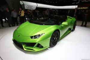 Lamborghini Huracan Evo Spyder Foto Live - Salone di Ginevra 2019