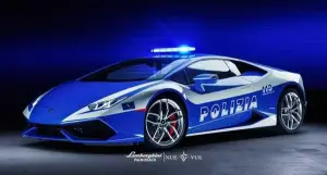 Lamborghini Huracan - Livrea Polizia spot