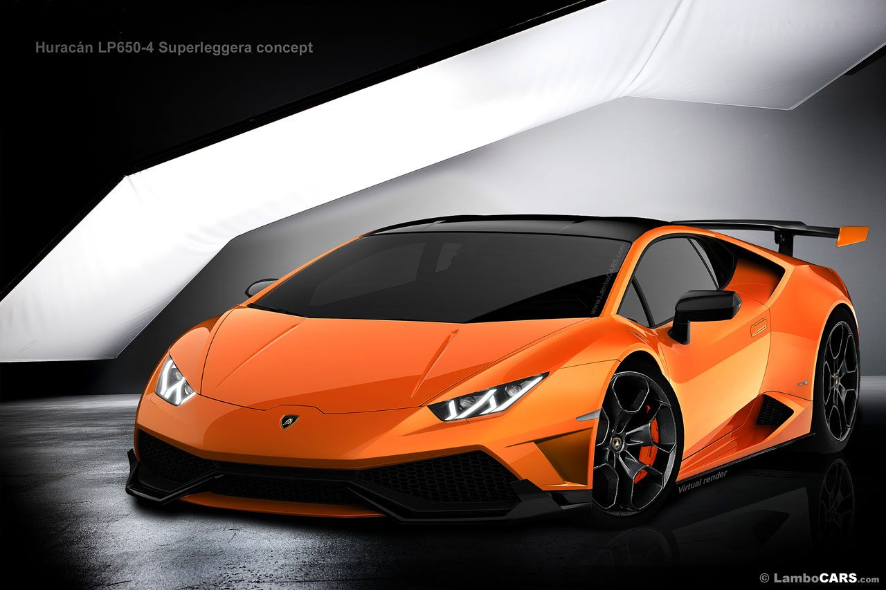 Lamborghini Huracan LP 650-4 Superleggera - Rendering