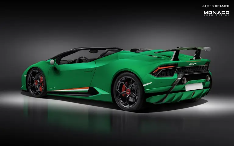 Lamborghini Huracan Performante Spyder - Rendering by Monaco Auto Design - 2