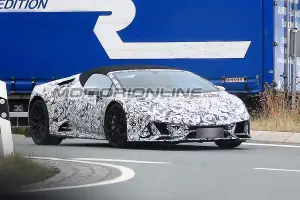 Lamborghini Huracan Spyder foto spia 21 settembre 2018