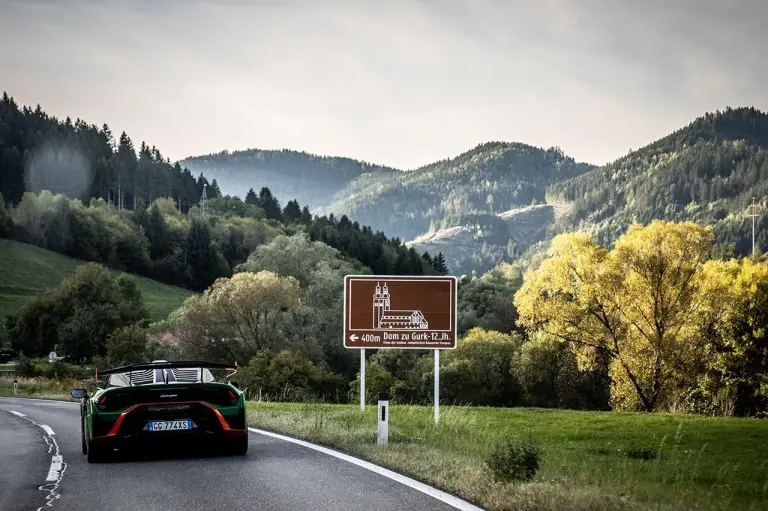 Lamborghini Huracan STO, road trip Bologna-Red Bull Ring 2022 - 9