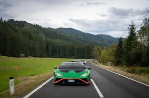 Lamborghini Huracan STO, road trip Bologna-Red Bull Ring 2022