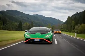 Lamborghini Huracan STO, road trip Bologna-Red Bull Ring 2022