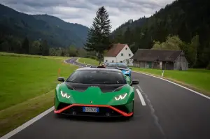 Lamborghini Huracan STO, road trip Bologna-Red Bull Ring 2022