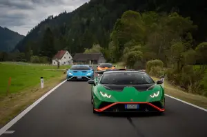 Lamborghini Huracan STO, road trip Bologna-Red Bull Ring 2022