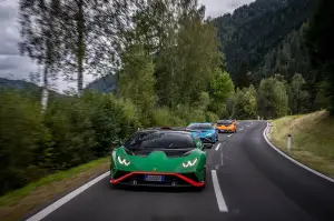 Lamborghini Huracan STO, road trip Bologna-Red Bull Ring 2022 - 24