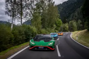 Lamborghini Huracan STO, road trip Bologna-Red Bull Ring 2022