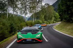 Lamborghini Huracan STO, road trip Bologna-Red Bull Ring 2022