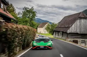 Lamborghini Huracan STO, road trip Bologna-Red Bull Ring 2022