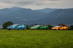 Lamborghini Huracan STO, road trip Bologna-Red Bull Ring 2022