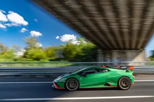 Lamborghini Huracan STO, road trip Bologna-Red Bull Ring 2022