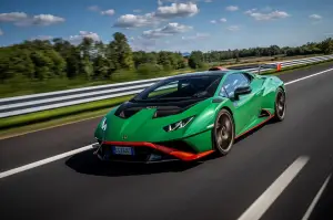 Lamborghini Huracan STO, road trip Bologna-Red Bull Ring 2022