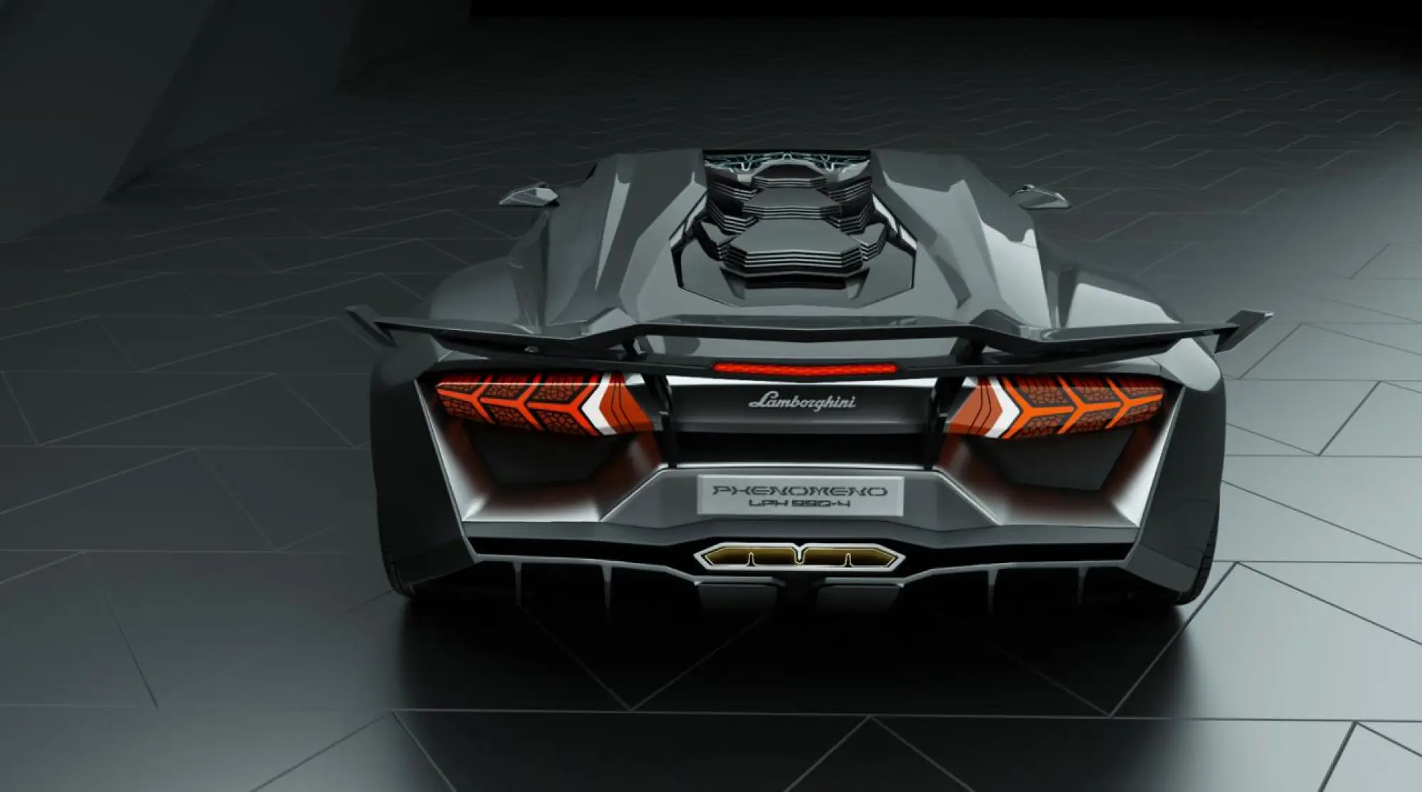 Lamborghini Phenomeno concept render by Grigory Gorin - 14