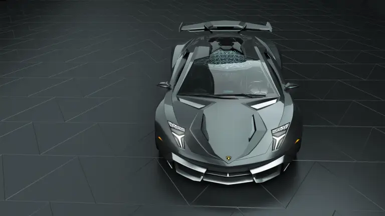 Lamborghini Phenomeno concept render by Grigory Gorin - 17