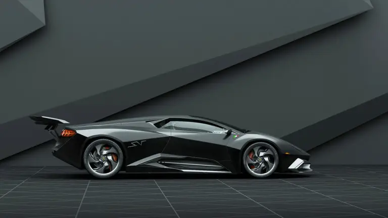 Lamborghini Phenomeno concept render by Grigory Gorin - 23