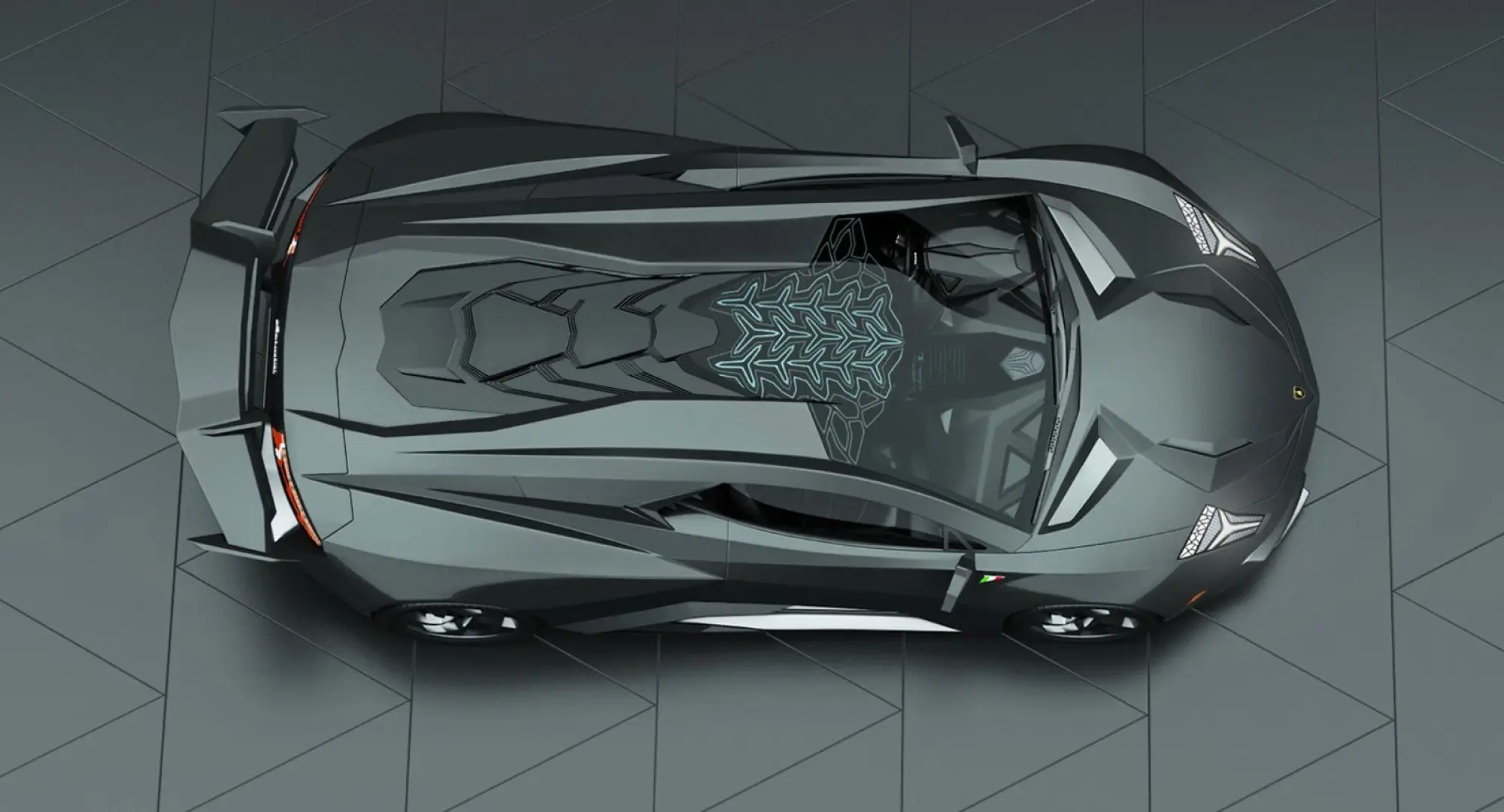 Lamborghini Phenomeno concept render by Grigory Gorin - 29