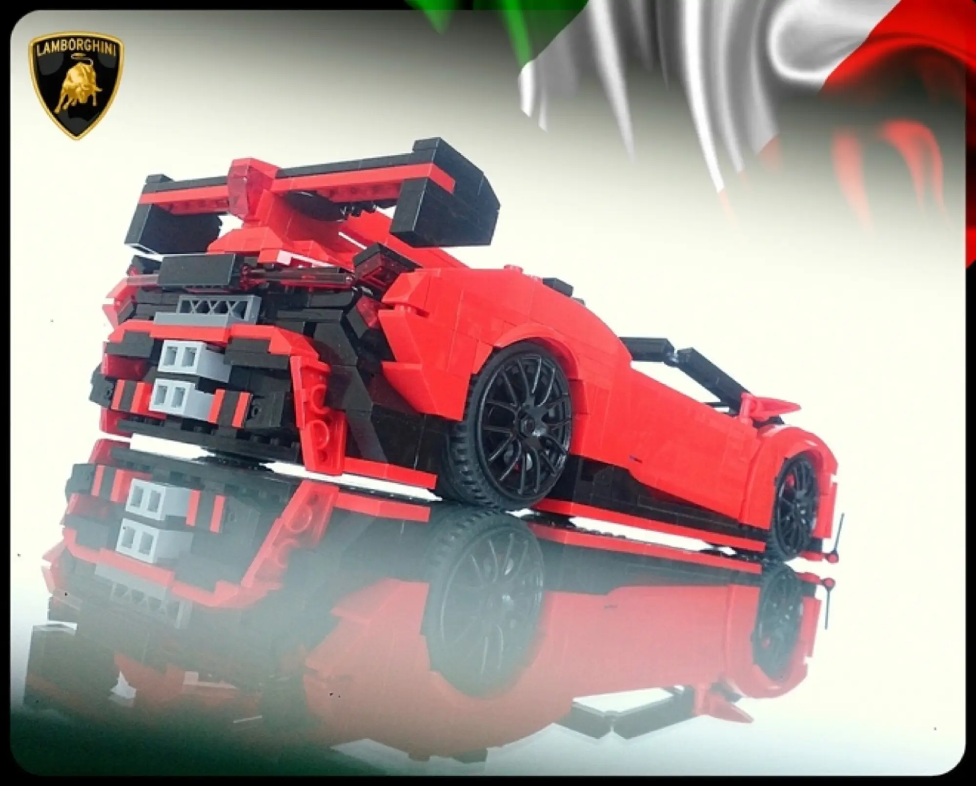 Lamborghini Veneno Roadster in versione Lego - 5