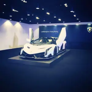 Lamborghini Veneno Roadster (White) - 10