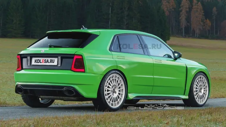 Lancia Delta Integrale render Kolesa - 1