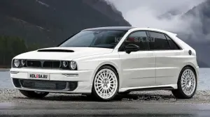 Lancia Delta Integrale render Kolesa