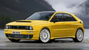 Lancia Delta Integrale render Kolesa