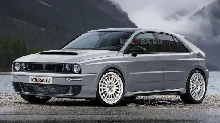 Lancia Delta Integrale render Kolesa - 2