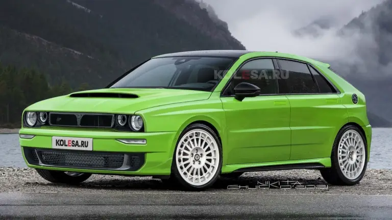 Lancia Delta Integrale render Kolesa - 3