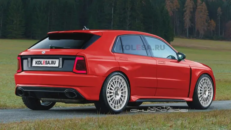 Lancia Delta Integrale render Kolesa - 8