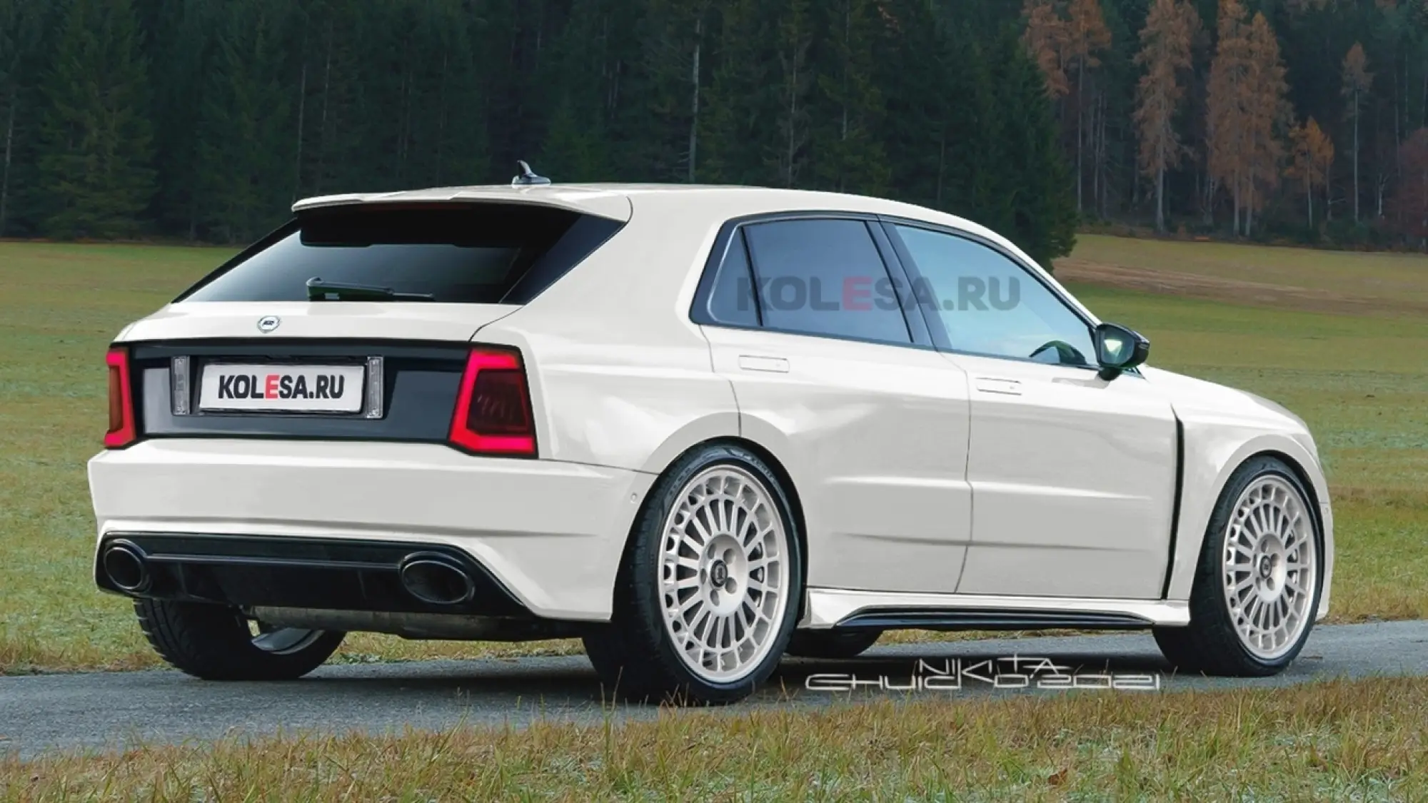 Lancia Delta Integrale render Kolesa - 4