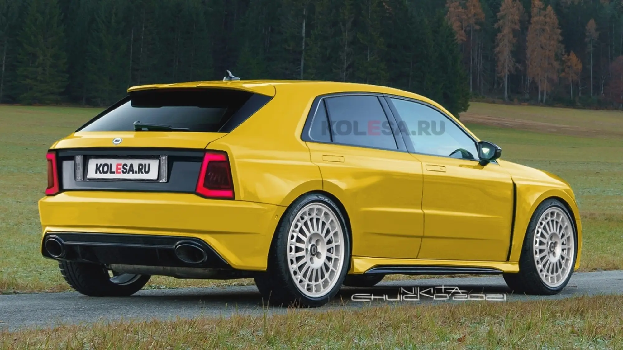 Lancia Delta Integrale render Kolesa - 5