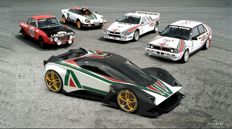 Lancia Stratos moderna - Render - 4