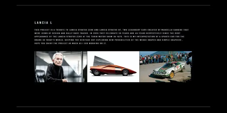 Lancia Stratos moderna - Render - 1