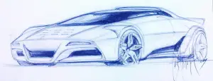 Lancia Stratos sketch - 1