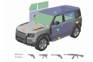 Land Rover Defender 110 blindato Trasco - Foto