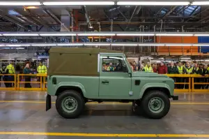 Land Rover Defender - ultimo modello realizzato all'impianto di Solihull