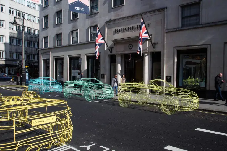Land Rover Range Rover Evoque Cabrio - Wireframe a Londra - 1