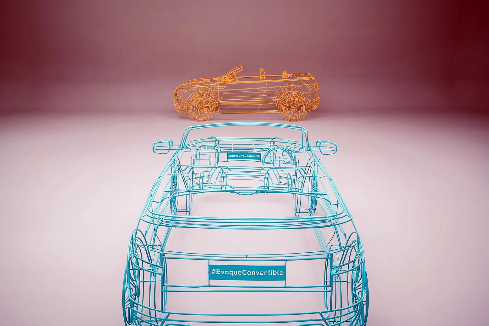 Land Rover Range Rover Evoque Cabrio - Wireframe a Londra - 3