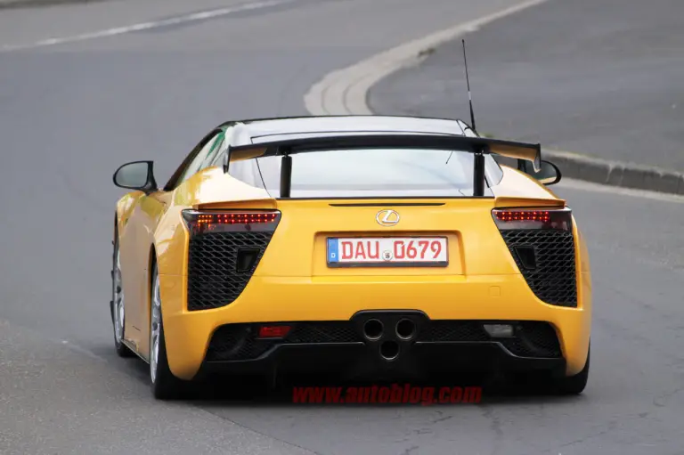 Lexus LF-A Nurburgring Edition incidente - 5