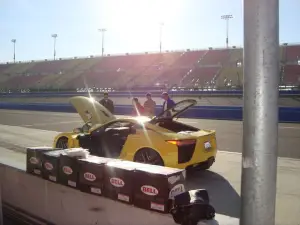 Lexus LFA durante un test in California