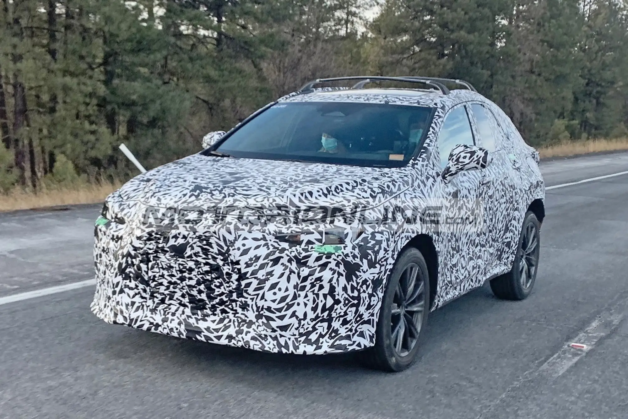 Lexus NX - Foto spia 13-1-2021 - 6