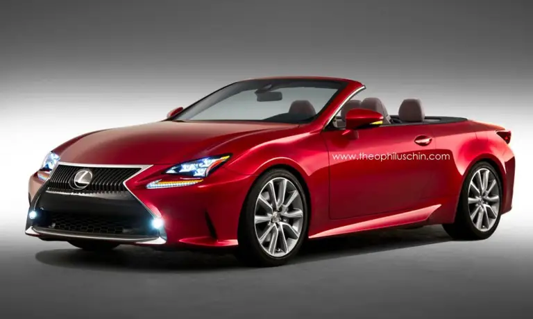 Lexus RC Cabrio rendering - 1