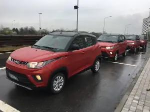 Mahindra KUV100 test drive Lainate