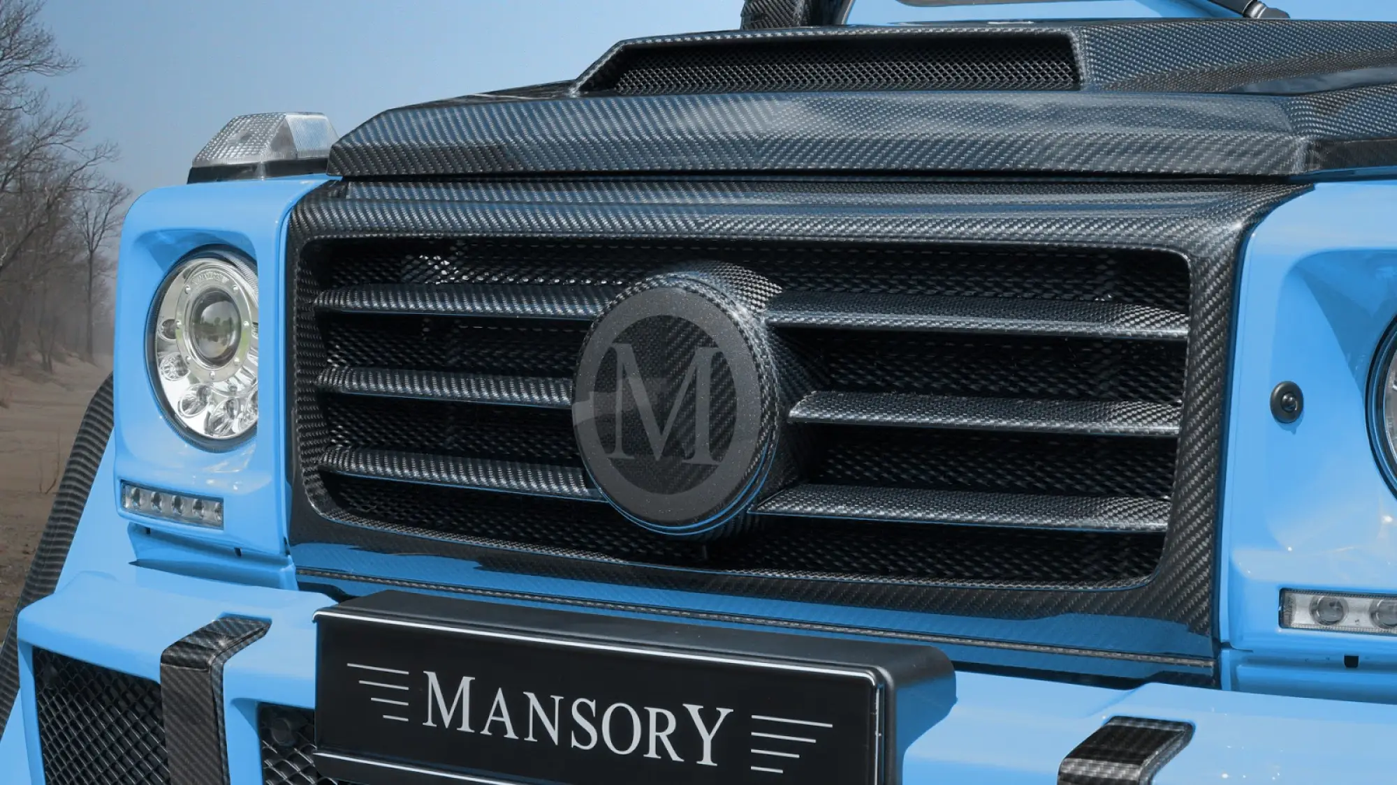Mansory Mercedes G500 4x4 Bright Blue - 2