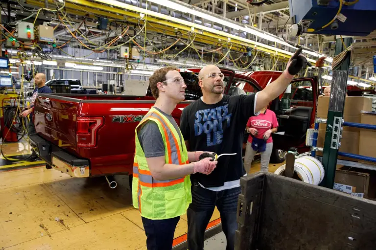 Mark Zuckerberg in Ford  - 2